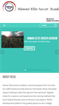 Mobile Screenshot of hawaiielitesocceracademy.com